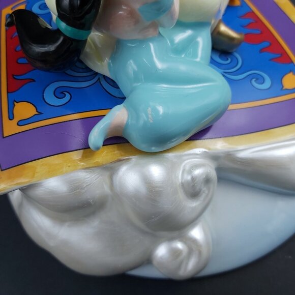 Disney Aladdin & Jasmine Magic Carpet MUSIC BOX -A Whole New World 1993 SCHMID - Picture 15 of 16